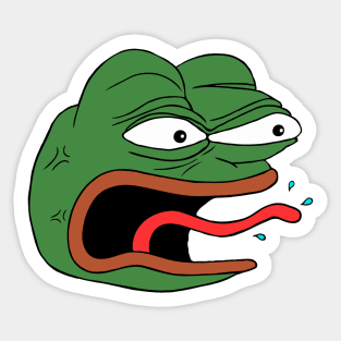 Angry PEPE Sticker